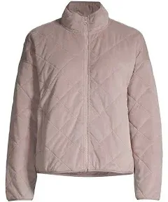 Barefoot Dreams® LuxeChic® Women's Quilted Jacket, Deep Taupe, Small