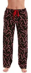 Just Love Fleece Pajama Pants for Women Sleepwear PJs. (Leopard, Large)