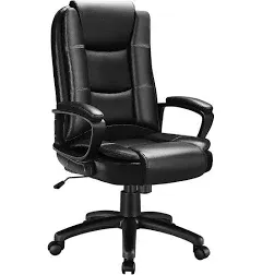 Office Desk Chair High Back Computer ,Ergonomic Adjustable Height Pu Leather...