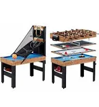 MD Sports 5 in 1 Combo Game Table