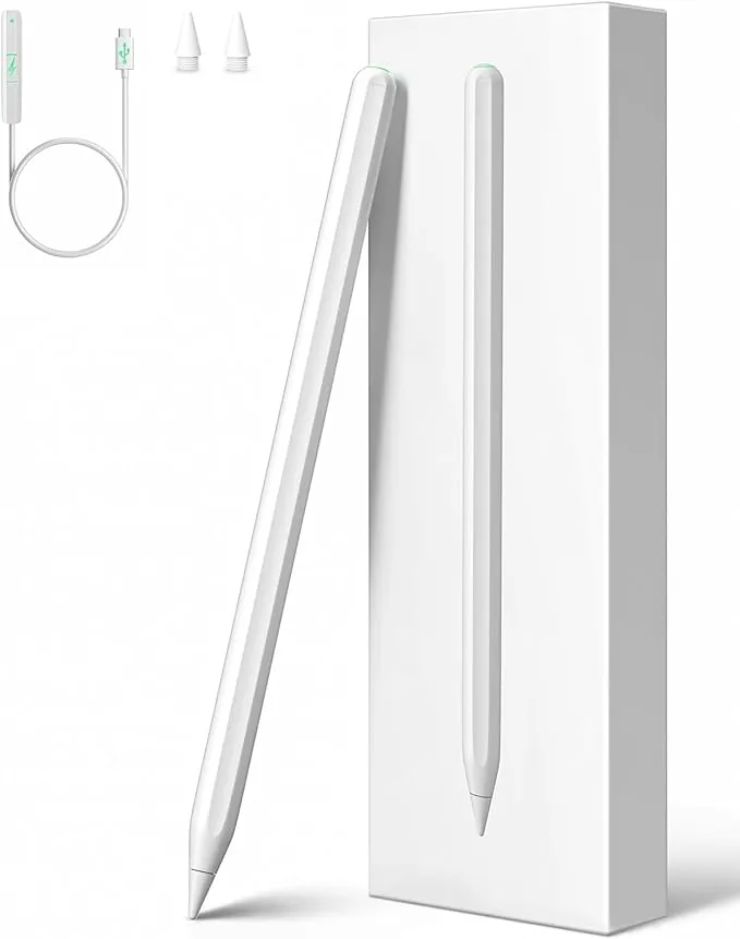 MINIBESKY iPad Pencil 2nd Gen Magnetic Wireless Charging PENCIL-01 - WHITE