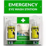 Portable Eye Wash Station OSHA Approved Wall-Mounted First Aid Eye Wash Kit NEW