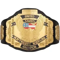 WCW UnitedStates World Heavyweight Wrestling Championship Replica Title 2mm Belt