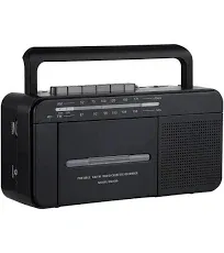 Boombox MP3 Conversion Cassette Tape Player Recorder AM FM Radio, Cassette to MP