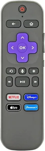 OEM RC-FA5 / RC-GZ1 Universal Streaming Stick Remote Control for Roku Stick RC-GZ1. with Voice. It Works with HDMI Streaming Stick, Streaming Players, streambar, and TVS. Replaces RC-GZ1. [RF]