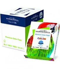 Hammermill Premium Color Copy Paper 8.5 x 11 5 Ream 2500 Sheets 100 Bright