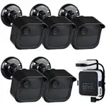 All New Blink Outdoor 4th Gen Camera Mounting Brackets,5 Pack Weatherproof Protective Housing and 360 Degree Adjustable with Sync Module Wall Mount (Blink Camera is Not Included)