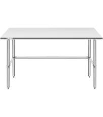 HALLY SINKS & TABLES Hally Open Base Stainless Steel Table