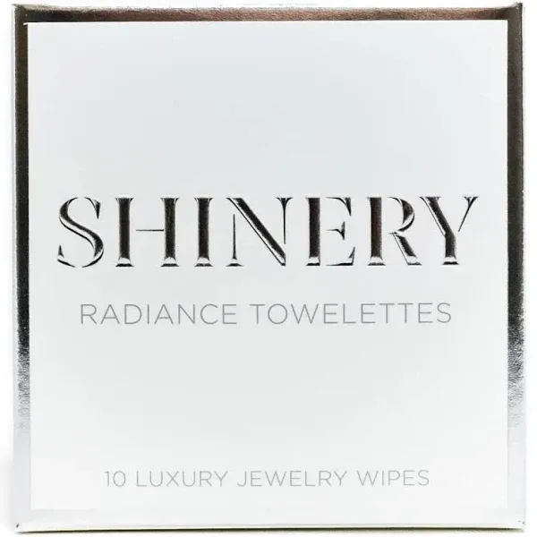 SHINERY RADIANCE TOWELETTES ~ 10 LUXURY JEWELRY WIPES NEW