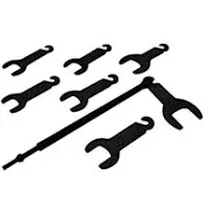 #43300 Pneumatic Fan Clutch Wrench Set Removal Tool Fit For Ford GM Chrysler