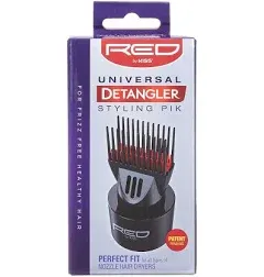 RED BY KISS UNIVERSAL DETANGLER STYLING PIK BLOW DRYER COMB BY RED  #UBPIK01