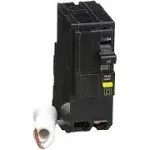 SQUARE D 20 Amp GFCI Circuit Breaker Plug-In 2 Pole 240 Volt QO220GFI