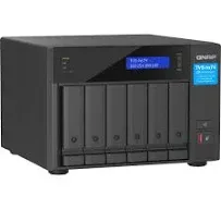 QNAP TVS-h674 Core i5 144tb NAS 6x24tb WD Red Pro HDD Drives Installed