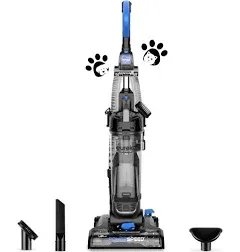 Eureka PowerSpeed Bagless Upright Vacuum Cleaner, Pet Turbo, Black