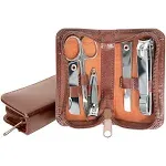 Royce Leather Aristo Mini Manicure Set (British Tan)