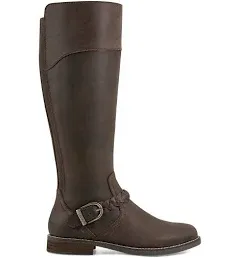 Earth Womens Mira Leather Tall Knee-High Boots