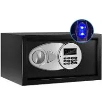 Sdstone Safe Box with Sensor Light,Hidden Safe Box with Key &amp; Digital Lock for H