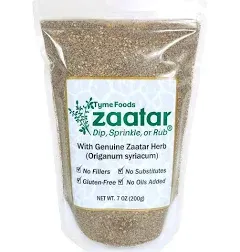 Zaatar by Tyme Foods – with Genuine Hyssop Herb (Origanum syriacum) - Real Za'atar Seasoning