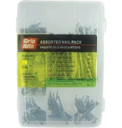 (230-Pk) Grip Rite Prime Guard Assorted Nail Pack Galvanized MPGCH