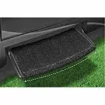 Prest-o-fit Wraparound Radius RV Step Rug - Black