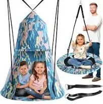 ActiveAllStarz Hanging Tent Saucer Swing