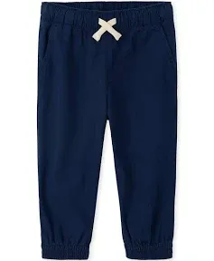 The Children's Place Baby Boy's and Toddler Stretch Pull on Jogger Pants, Tidal