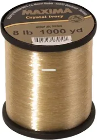 Maxima Fishing Line Guide Spools, Crystal Ivory