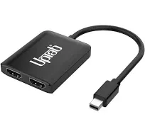 UPTab Mini DisplayPort to Dual HDMI 4K 60Hz Adapter