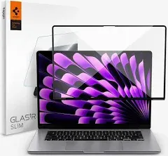 Spigen Tempered Glass Screen Protector [Glas.tR Slim] Designed for Macbook Air 15" (M3 / M2) - 1 Pack