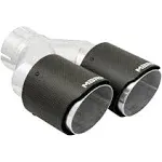 MBRP T5183CF Exhaust Tip; 4in OD Out; 3in ID; 9.87in Length; Dual Wall; Carbon Fiber