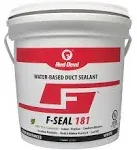 Red Devil 0841DW F-Seal 181 Fiber Reinforced Water Based Duct Sealant, 1 Gallon, White