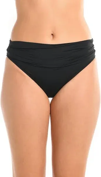 La Blanca Women's Island Goddess Shirred Band Hipster Bottom