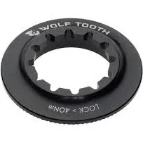 Wolf Tooth Centerlock Rotor Lockring - Internal Splined Orange