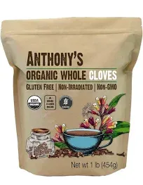 Anthony's Organic Whole Cloves