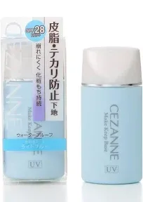 Cezanne Sebum Shine Prevention Base Light Blue 30ml Shine Resistant Makeup Base