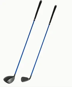 Lag Shot Driver + 7 Iron Combo Golf Club Swing Trainer Aid