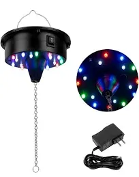 6 RPM Rotating Disco Ball Motor Light up Disco Ball Spinner Hanging Mirror Ball 