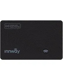 Innway Card Find My MFi Certified Ultra Thin Rechargeable Bluetooth Tracker