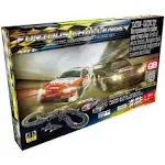 gb Golden Bright: Furious Challenger Electric Power Road Racing Set, 2 Speed Hand Controlls, Approved Transformer Included, For Ages 8 and up,Black