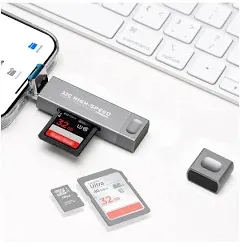 3in1 SD Card Reader for iPhone,SD Card Reader for Trail Game Viewer MacBook