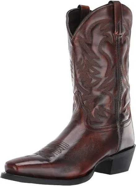 Laredo Mens Stillwater Square Toe Dress Boots Mid Calf - Black, Brown