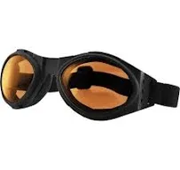 Bobster Bugeye Goggles (Black Frame, Amber Lens)