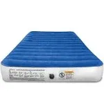 SoundAsleep Camping Series Air Mattress with Eco-Friendly PVC - Included Rechargeable Air Pump - Twin Size