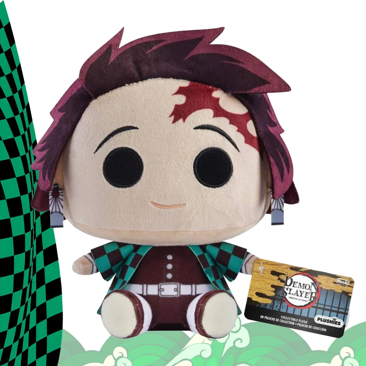 FUNKO PLUSH: Demon Slayer - 7 Tanjiro [New Toy] Plush, Vinyl Figure