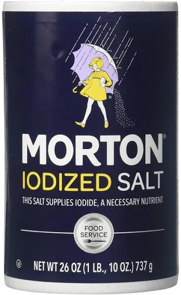 Morton Iodized Salt, 64 oz