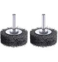 2 Pack Wire Wheel Brush Wire Wheel Brush for Drill Attachment, Rocaris 2 Inch...