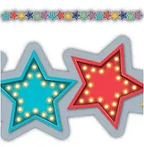 Kid-Krazy Marquee Stars Die Cut Border Trim