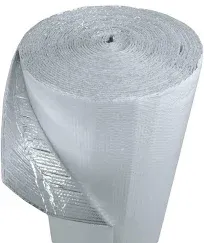 REFLECTIX 48" x100' Double Bubble White Reflective Foil Insulation 400SQFT Seams: (4 Rolls of 4FT X 25FT)