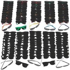 Fun Express Bulk Kids’ Nomad Sunglasses Assortment - Apparel Accessories - 120 Pieces