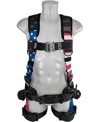 Frontline 110CTB-ML-AM American Style Full Body Harness with Aluminum